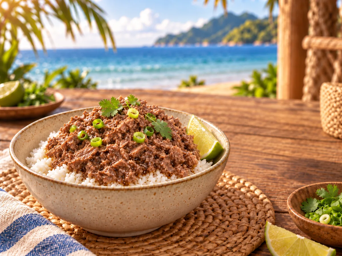 OKAI tuna served with rice